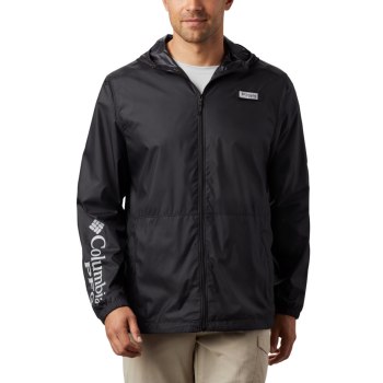 Columbia Jas Heren, PFG Three Streams Windbreaker Zwart, 26FGDZPBQ